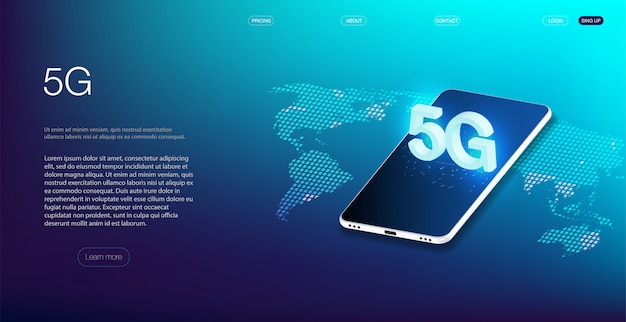 quantum computer, large data processing, database concept.cpu isometric banner. central computer processors cpu concept.digital chip futuristic microchip processor with lights on the blue background.