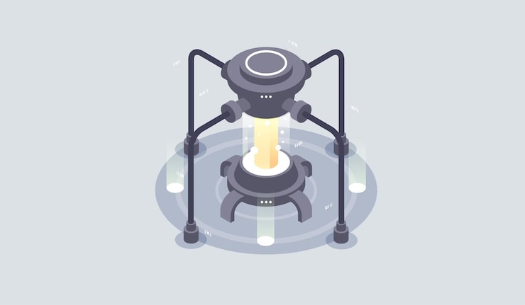 Vector quantum computer, large data processing. isometric quantum computing or supercomputing. software development and programming.