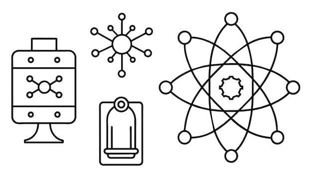 quantum computer programming vector graphics illustration eps source file format lossless scaling ic