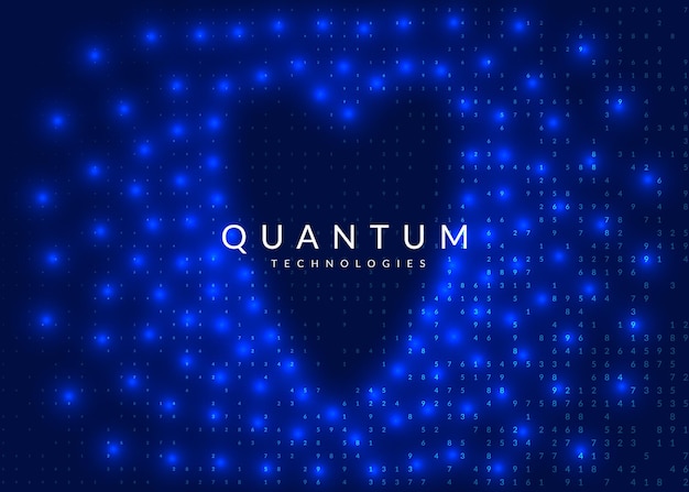 Quantum computing background Technology for big data visualiza