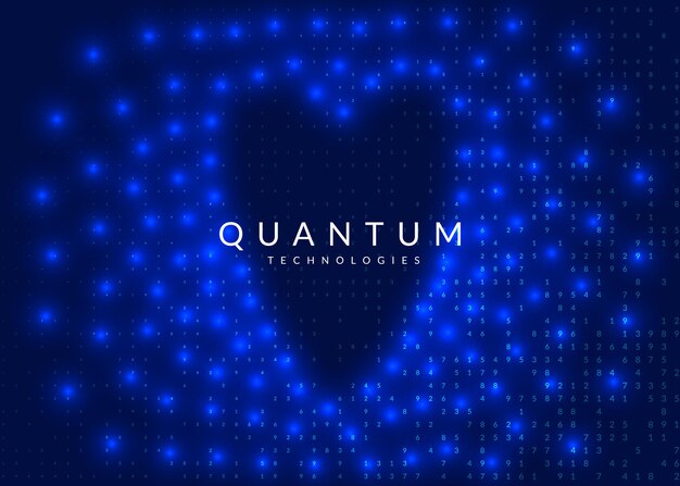 Quantum computing background Technology for big data visualiza