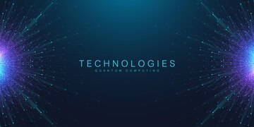 Premium Vector | Quantum computing concept deep learning artificial ...