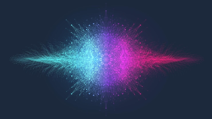 Premium Vector | Quantum computing concept Deep learning artificial ...