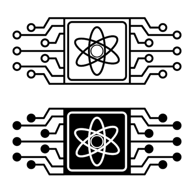 ベクトル 量子コンピューティングのアイコン