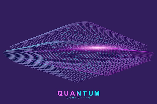 Quantum computing technology concept