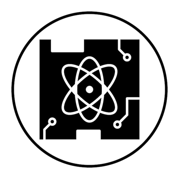 Quantum Computing Vector Illustratie