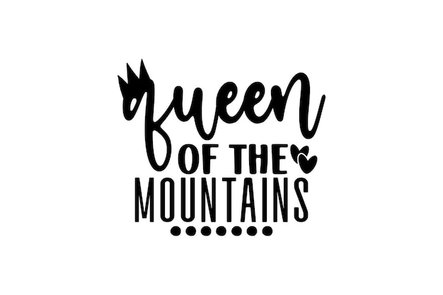 Vector queen of the mountains