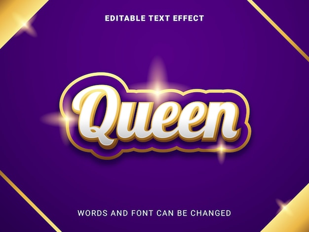 Queen Text Effect Design