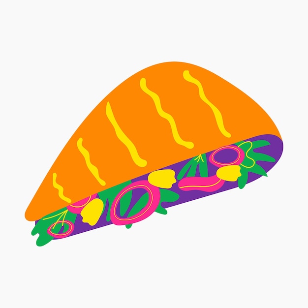 Quesadilla illustration element