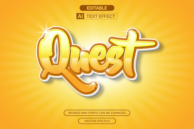 QUEST TEXT EFFECT