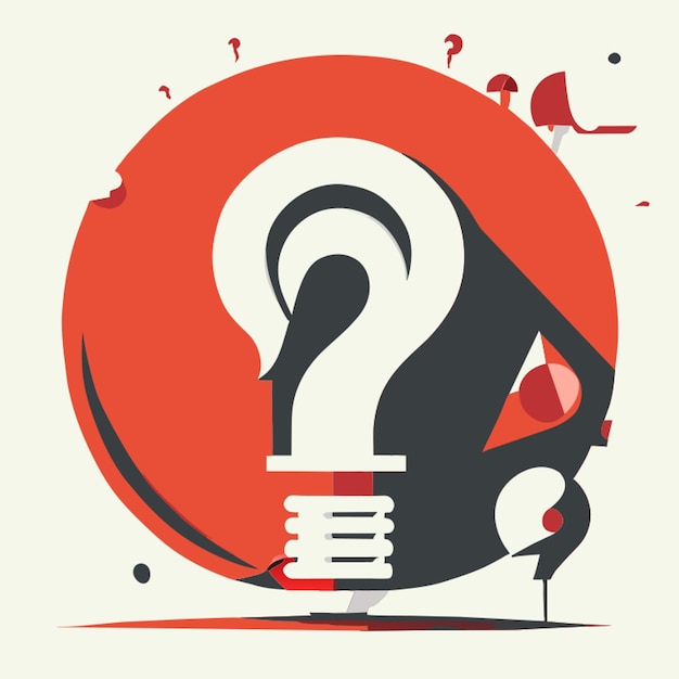 question and answer vector illustration