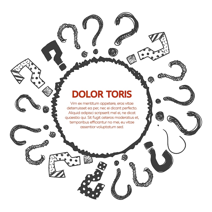 Vector question concept design