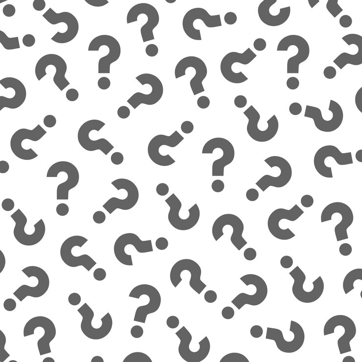 Vector question mark pattern background vector illustration