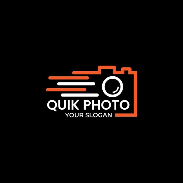 quik photo logo design template