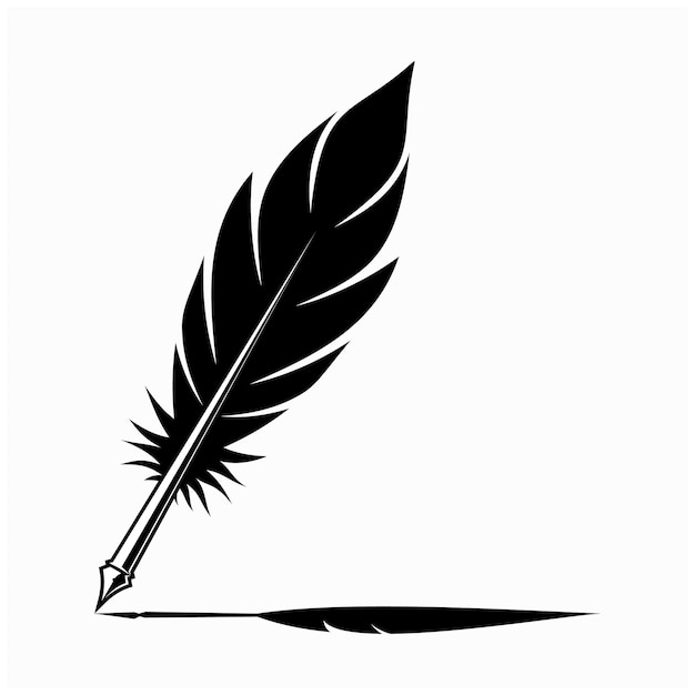 Quill or Feather pen logo design inspiration