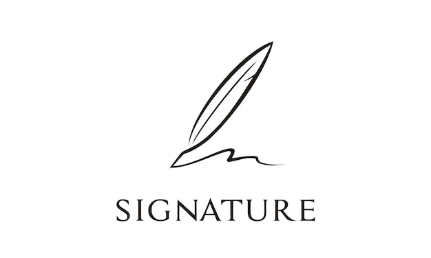 Quill Signature-logoontwerpinspiratie