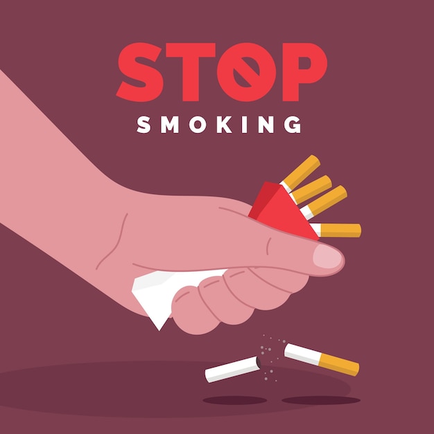 Quit smoking illustration