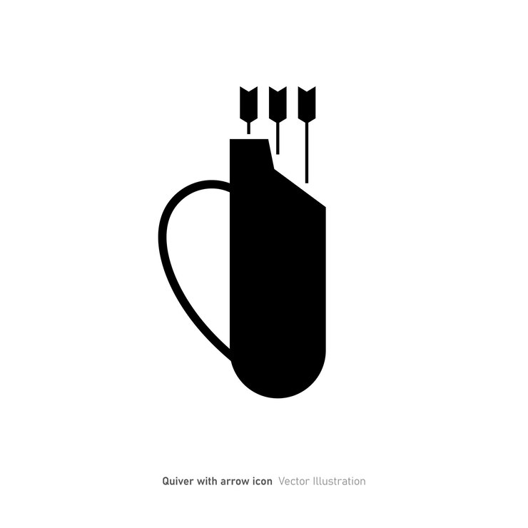 Vector quiver with arrows icon design vector illustration
