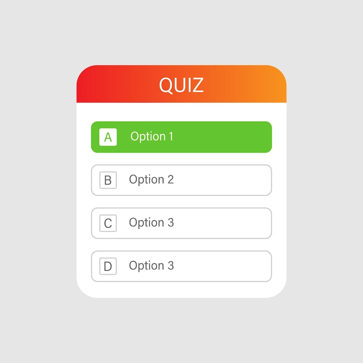 Vector quiz guess social media sticker icon in flat style faq vector illustration on isolated background help button sign business concept