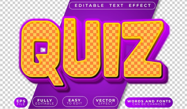 Quiz Puzzle Chess Fully Editable Vector Text File