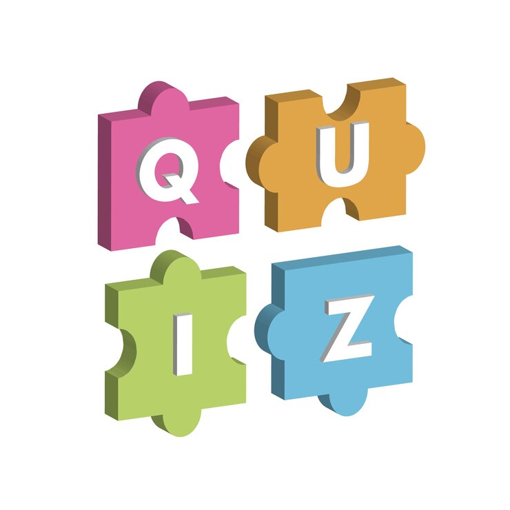 Vector quiz puzzle icon isometric vector icon for web design isolated on white