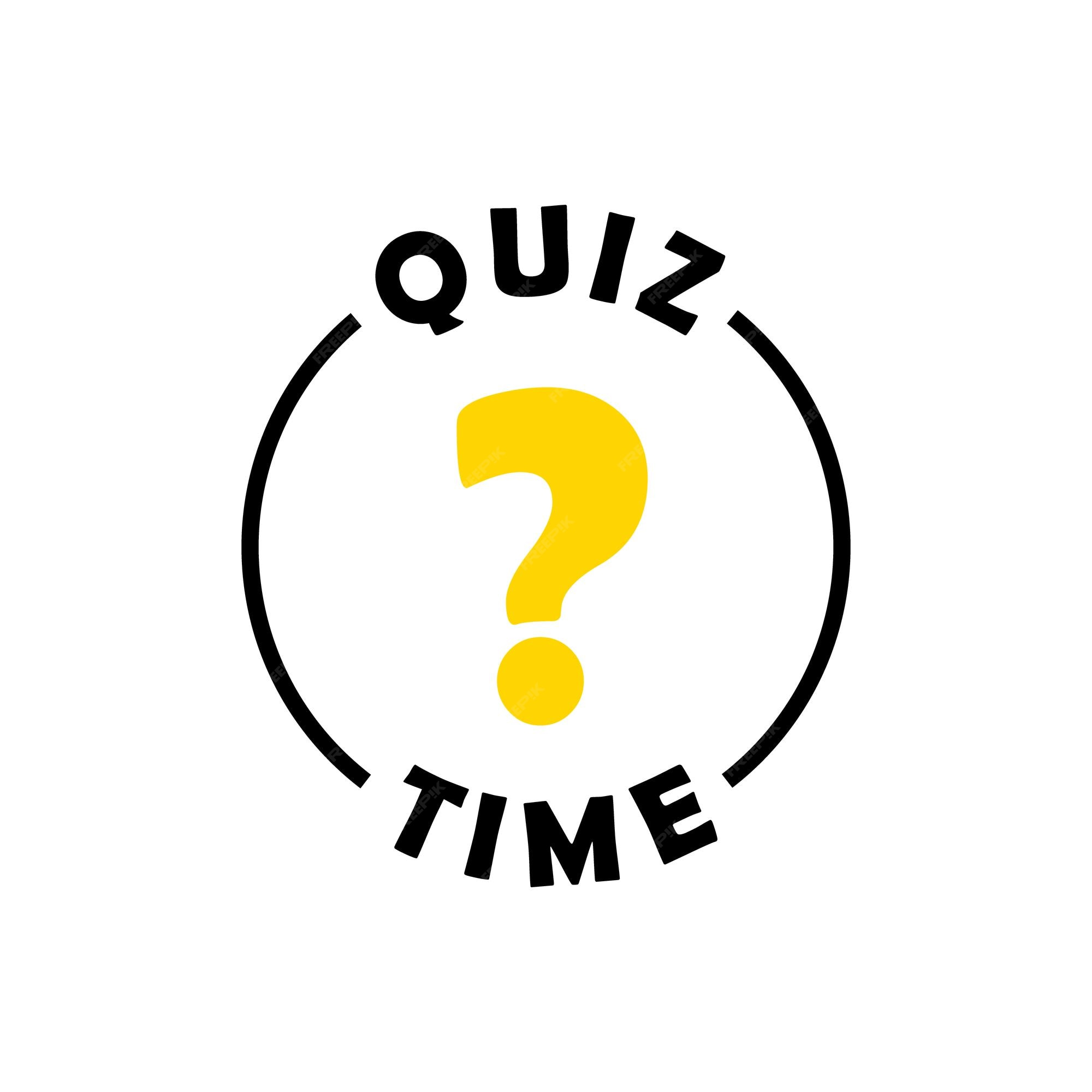 Quiz time, question mark banner design template Stock Photo - Alamy