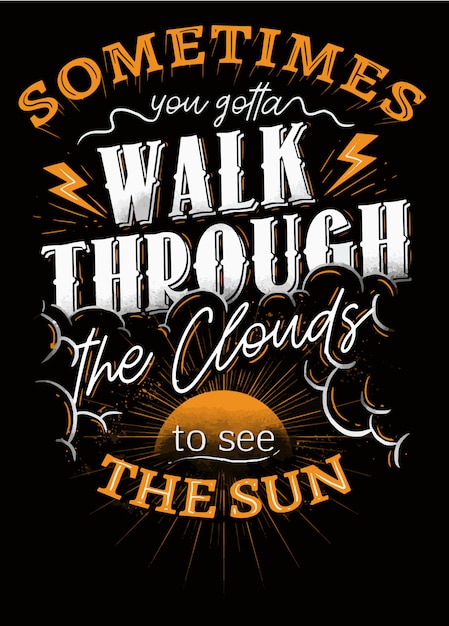 Quote of the day typography