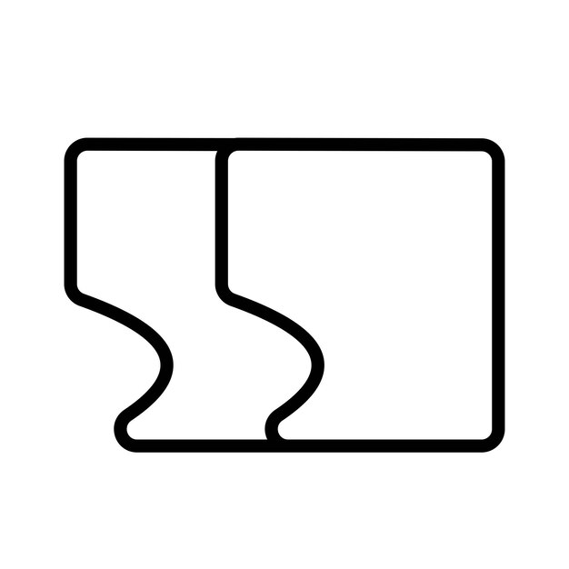 引用符のアイコンベクトルイラスト