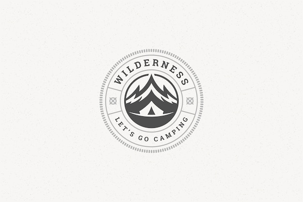 Vector quote typography with hand drawn mountain rock symbol for greeting card or poster and other.