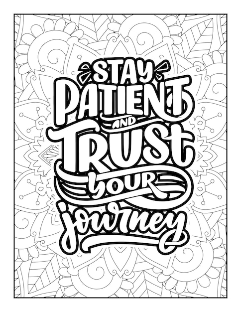 Quotes Coloring page, inspirational quotes,  typography quotes