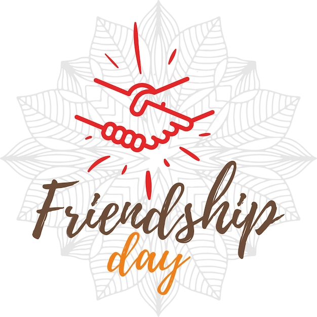 Vector quotes friends friends day and friendship