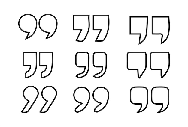 Иллюстрация икона с вектором цитат