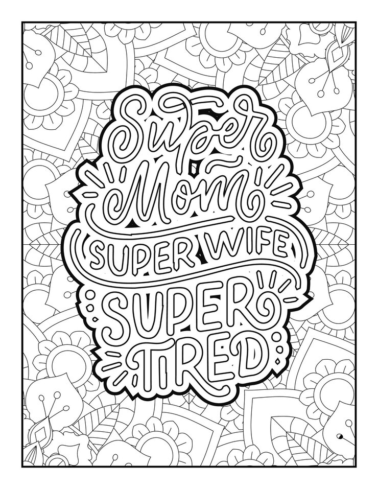 Quotes, Coloring Pages, 긍정적인 인용구, 영감을 주는 인용구, 타이포그래피 인용구