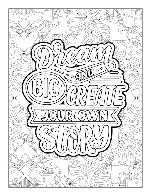Quotes, Coloring Pages, 긍정적인 인용구, 영감을 주는 인용구, 타이포그래피 인용구