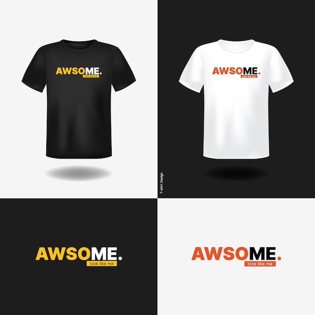 Quotes T-shirt Design of premium Vector-bestand