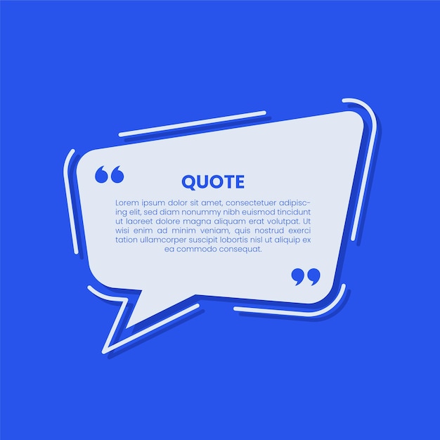 Quotes or testimonial boxes template