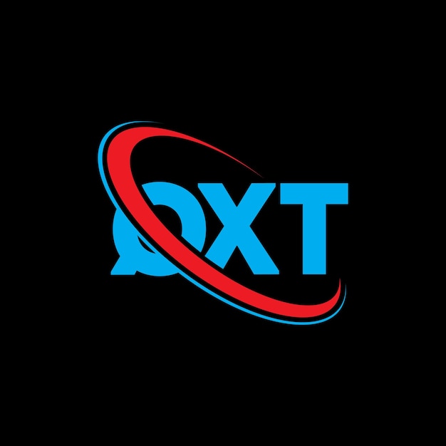 QXT logo QXT brief QXT letter logo ontwerp Initialen QXT logotype gekoppeld aan cirkel en hoofdletters monogram logotype QXT typografie voor technologiebedrijf en vastgoedmerk