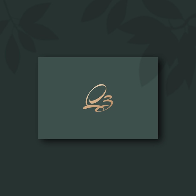 Qz logo ontwerp sjabloon