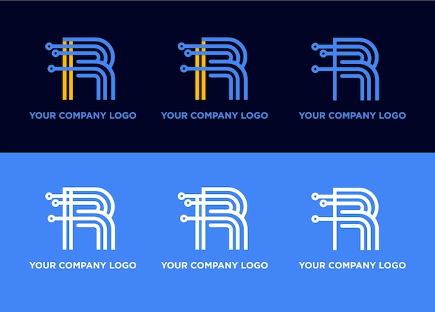 R brief creatieve technologie logo