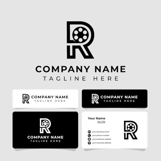 Логотип R Film подходит для любого бизнеса, связанного с кино.
