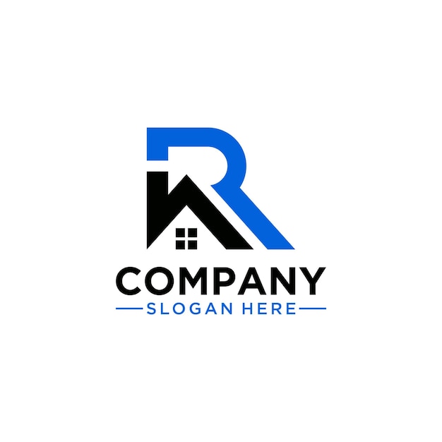 R house letter logo