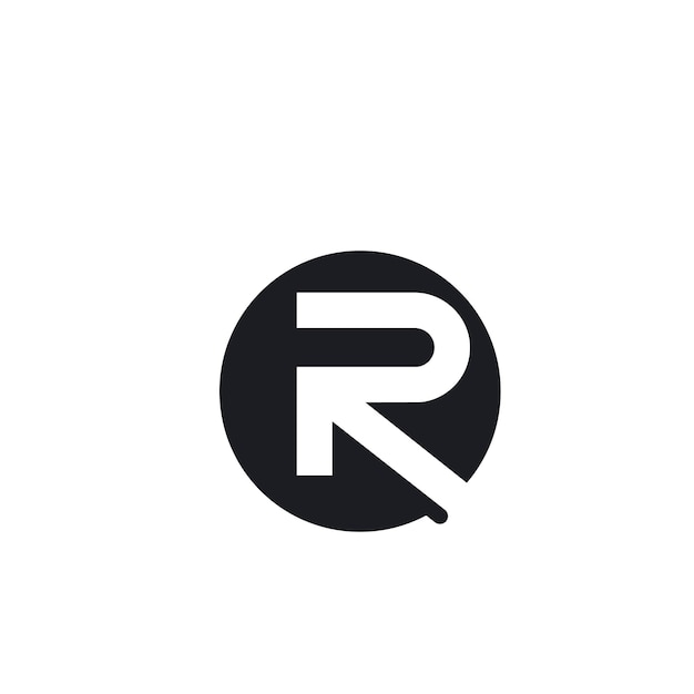 Дизайн бизнес-вектора буквы r