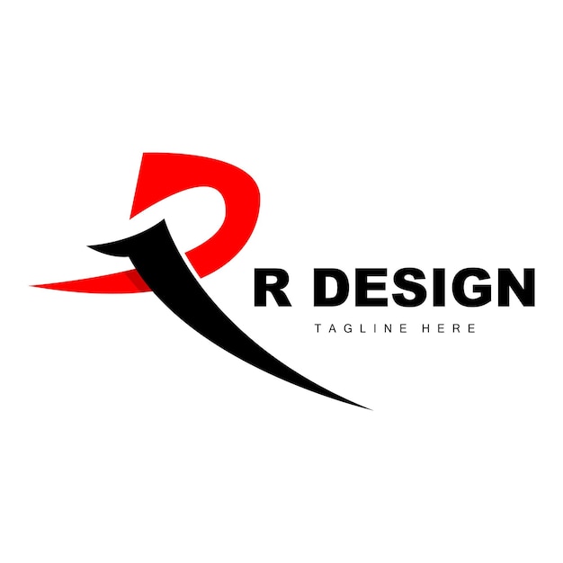 R Letter Logo Alfabet Vector Eerste R Product Merk Logotype Design