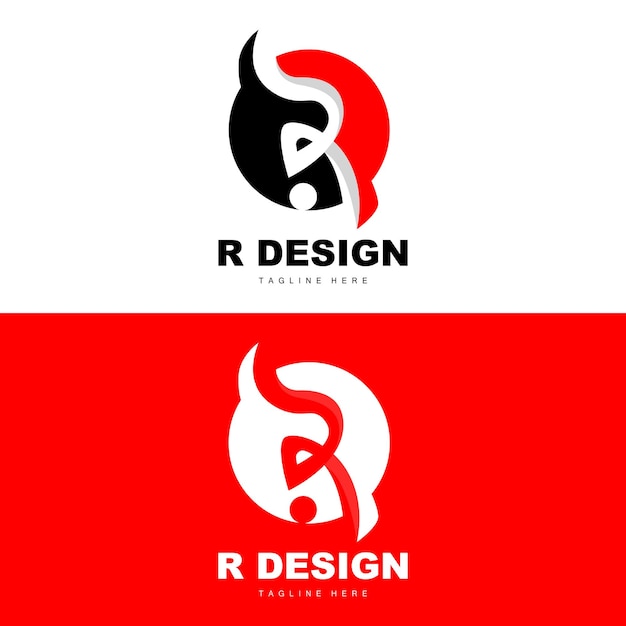 R Letter Logo Alfabet Vector Eerste R Product Merk Logotype Design