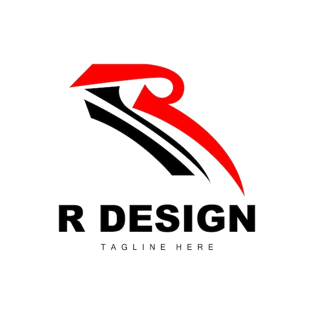 R Letter Logo Alphabet Vector Initial R Product Brand Logotype Design