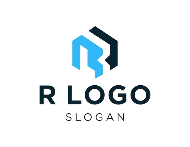 R letter logo design