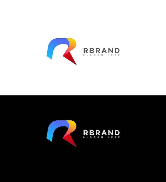 R Letter Logo Icon Brand Identiteit R Letter Sign Symbol Template