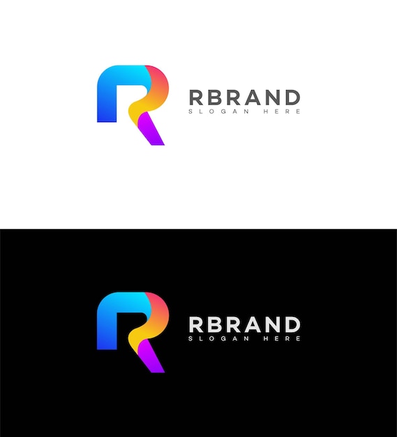 R Letter Logo Icon Brand Identity R Letter Sign Symbol Template