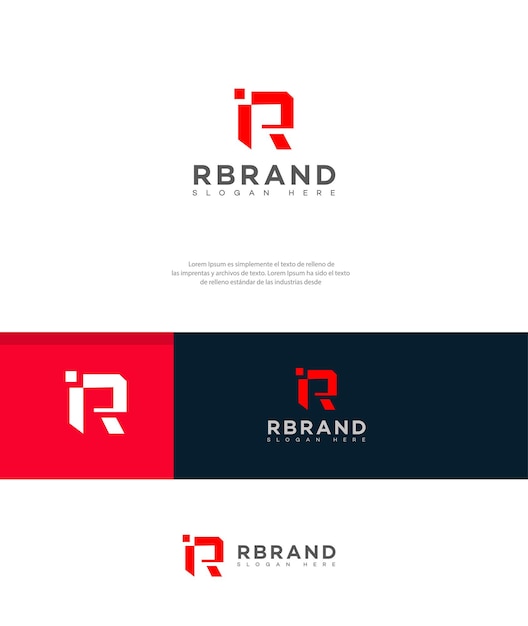 R Letter Logo Icon Brand Identity R Letter Sign Symbol Template