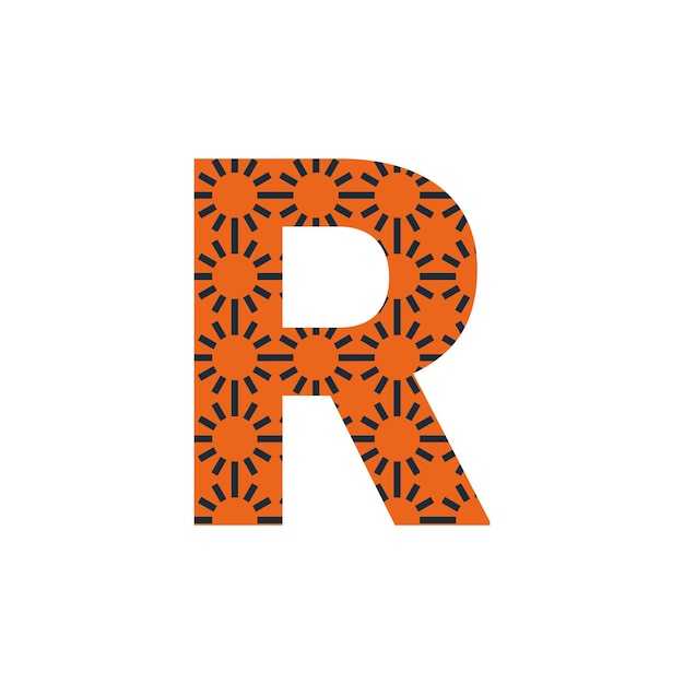 Premium Vector | R letter logo or r text logo and r word logo design